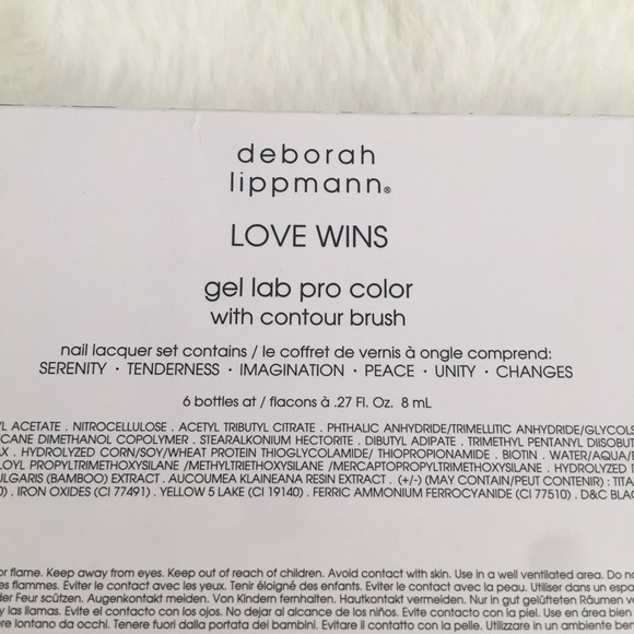 Deborah Lippmann LOVE WINS chic ethereal shades 6pc nail color - Picture 5 of 5
